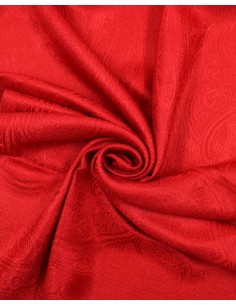 SCIARPA IN SETA "ART" 50X190 CM - ROSSO 2