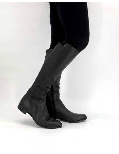 STIVALE INVERNALE DONNA IN PELLE DI VITELLO "GUANTINO"