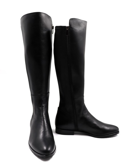 STIVALE INVERNALE DONNA IN PELLE DI VITELLO "GUANTINO"