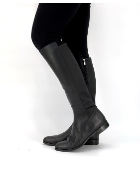 STIVALE INVERNALE DONNA IN PELLE DI VITELLO "GUANTINO"