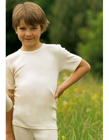 T-SHIRT IN LANA-SETA BAMBINI