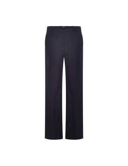 PANTALONI A PALAZZO IN 100% LANA MERINO