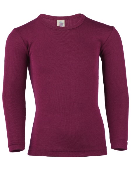 MAGLIA MANICA LUNGA BAMBINI IN LANA-SETA