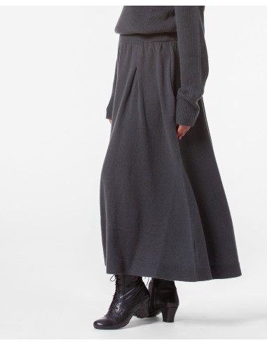 GONNA AMPIA 100% CASHMERE CON PENCES "MARTA"