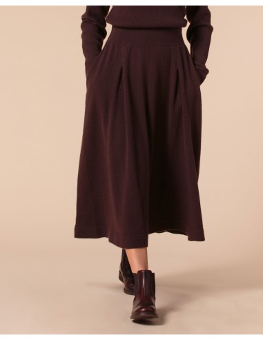 GONNA AMPIA 100% CASHMERE CON PENCES "MARTA"