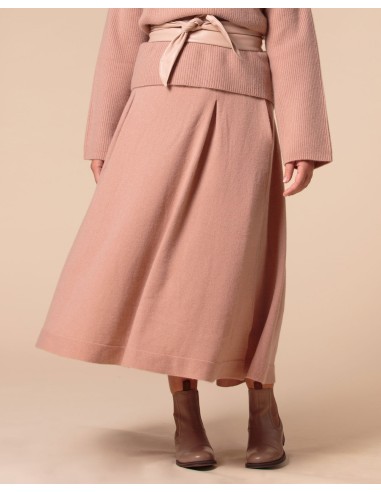 GONNA AMPIA 100% CASHMERE CON PENCES "MARTA"