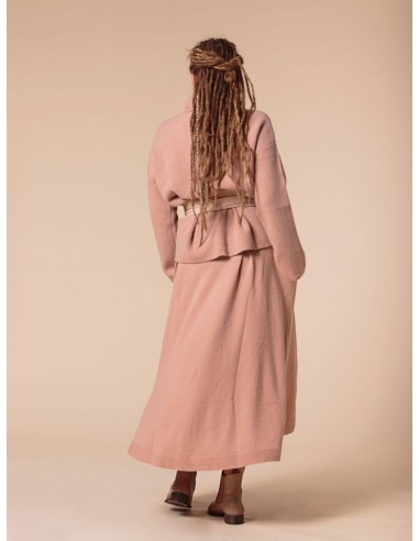 GONNA AMPIA 100% CASHMERE CON PENCES "MARTA"