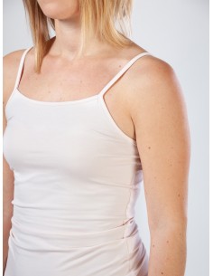 CANOTTA SPALLINA SOTTILE IN BAMBU' - ROSA 2