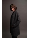 CARDIGAN IN ALPACA E COTONE BIOLOGICO "BRUME"