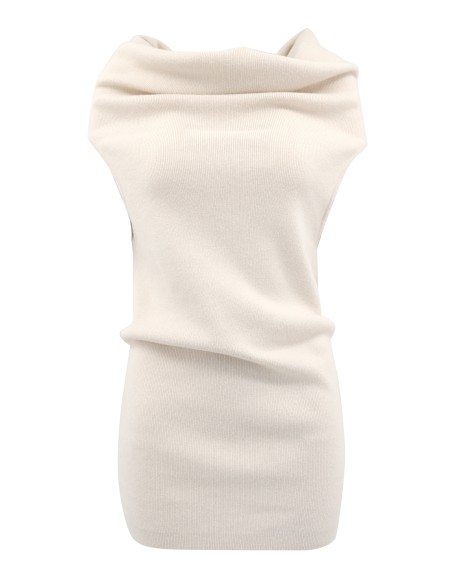 MAXIMAGLIA SMANICATA IN LANA E CASHMERE "LUNA"