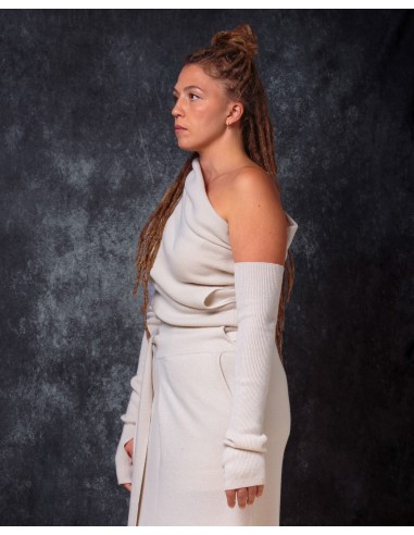 MAXIMAGLIA SMANICATA IN LANA E CASHMERE "LUNA"