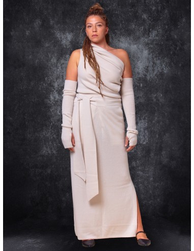 MAXIMAGLIA SMANICATA IN LANA E CASHMERE "LUNA"