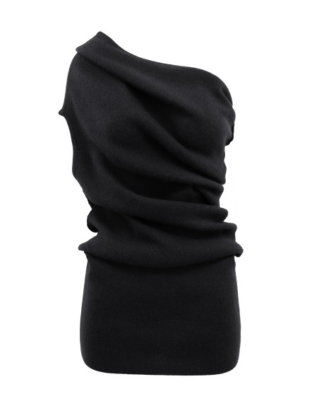 MAXIMAGLIA SMANICATA IN LANA E CASHMERE "LUNA"