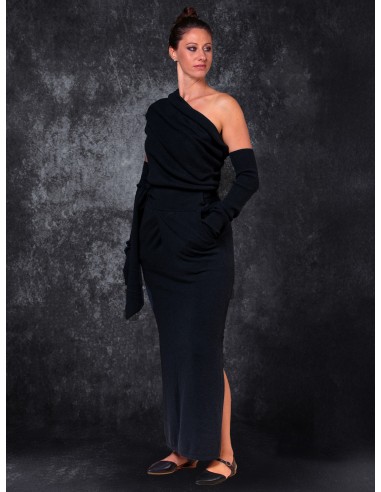 MAXIMAGLIA SMANICATA IN LANA E CASHMERE "LUNA"