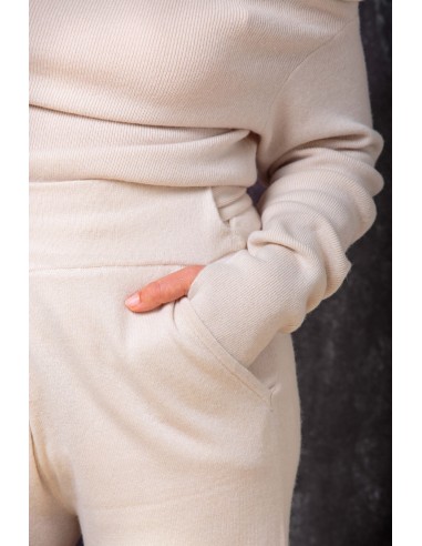 PANTALONE DRITTO WRAP IN LANA E CASHMERE...