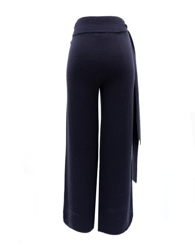 PANTALONE DRITTO WRAP IN LANA E CASHMERE...