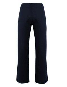 PANTALONE A PALAZZO IN BAMBU' PESANTE - NAVY