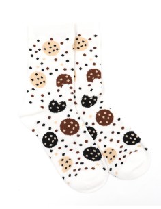 CALZINI BAMBU' KIDS "BISCOTTI" - BIANCO 2