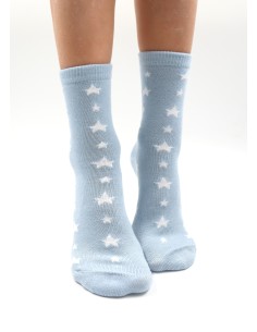 CALZINI BAMBU' KIDS "STELLINE" - CIELO