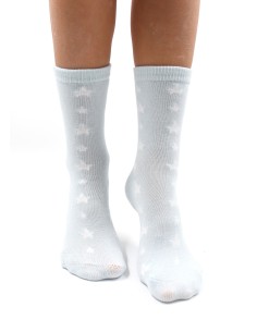 CALZINI BAMBU' KIDS "STELLINE" - GHIACCIO