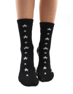 CALZINI BAMBU' KIDS "STELLINE" - NERO