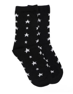 CALZINI BAMBU' KIDS "STELLINE" - NERO 2