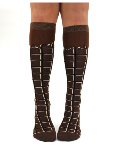 CALZINI IN BAMBU' LUNGHI "CIOCCOLATA"