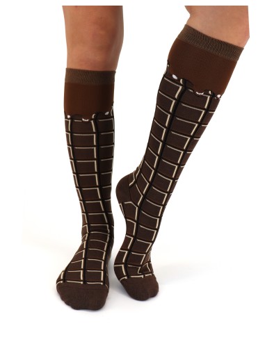 CALZINI IN BAMBU' LUNGHI "CIOCCOLATA"