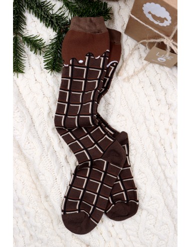 CALZINI IN BAMBU' LUNGHI "CIOCCOLATA"
