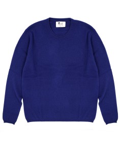 PULL UOMO IN 100% BABY CASHMERE "OLIVER" - BLU 2