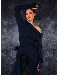 MAXI MAGLIA MANICHE LUNGHE IN LANA E CASHMERE "ASTRAL" -...