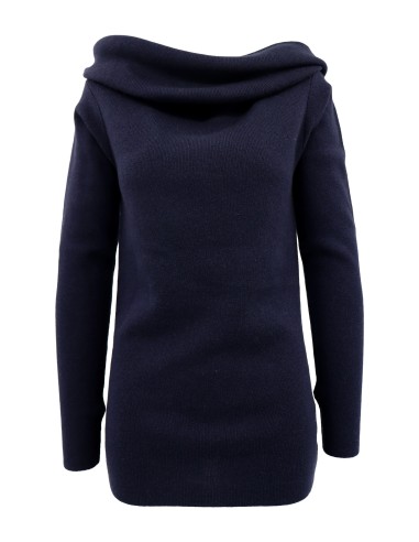 MAXI MAGLIA MANICHE LUNGHE IN LANA E CASHMERE...