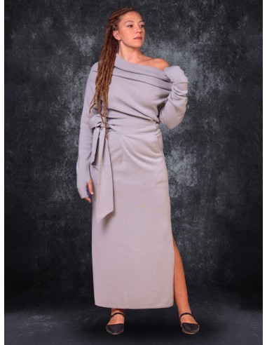 MAXI MAGLIA MANICHE LUNGHE IN LANA E CASHMERE...