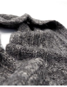 SCIARPA INFINITY LOOP IN ALPACA "ABELLA" - ANTRACITE 2