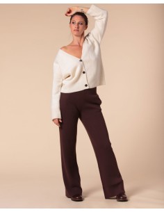 CARDIGAN CHUNKY IN 100% CASHMERE SPAZZOLATO "CAMILLA" -... 2