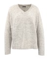 MAGLIONE  IN 100% BABY ALPACA SCOLLO V "IRENE"