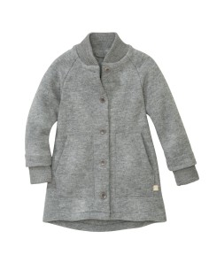 CAPPOTTO BIMBA IN LANA COTTA - GRIGIO