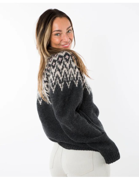 MAGLIONE NORVEGESE FATTO A MANO IN LANA MERINO "CHE CHE"