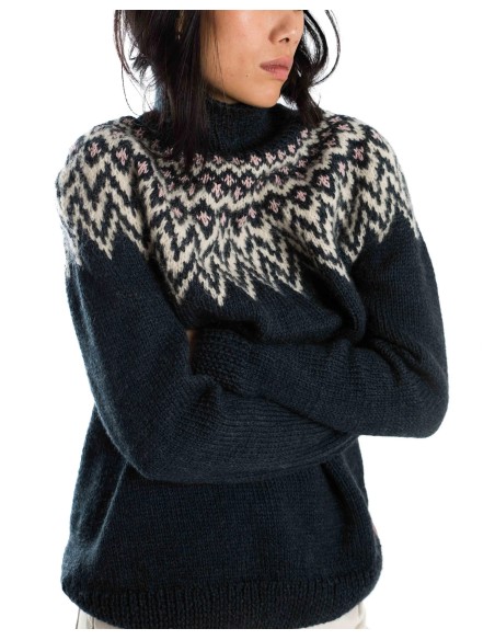 MAGLIONE NORVEGESE FATTO A MANO IN LANA MERINO "CHE CHE"