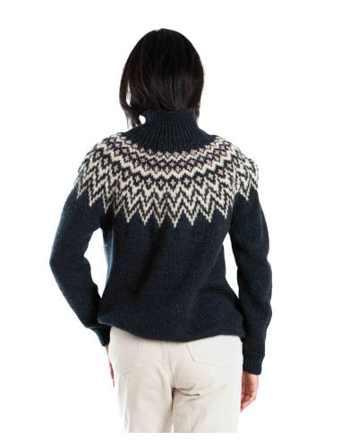 MAGLIONE NORVEGESE FATTO A MANO IN LANA MERINO...