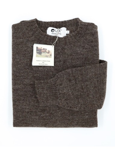 MAGLIONE UOMO IN PURA LANA SHETLAND NON TINTO