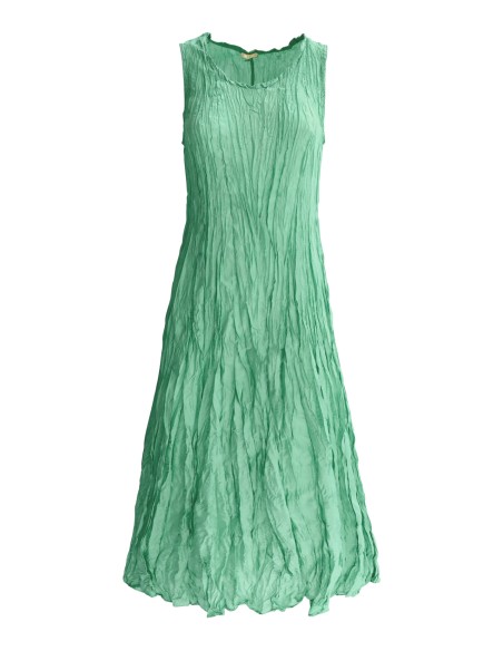 ABITO IN PURA SETA INCRESPATA "ZETA"