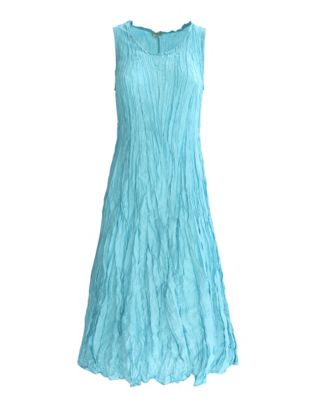 ABITO IN PURA SETA INCRESPATA "ZETA"