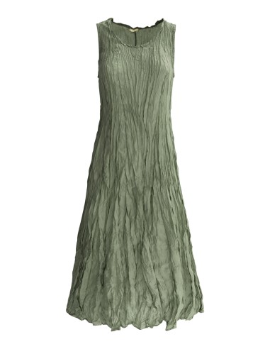 ABITO IN PURA SETA INCRESPATA "ZETA"