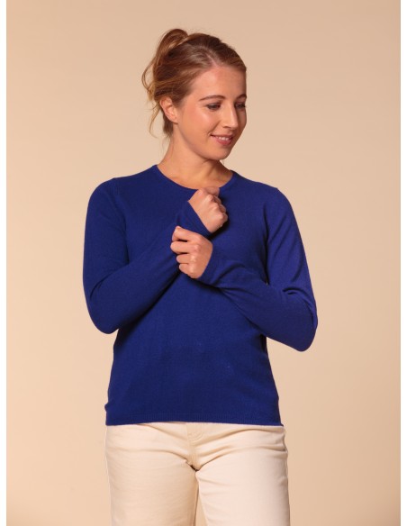 PULL BASIC IN 100% BABY CASHMERE "OLIVIA"