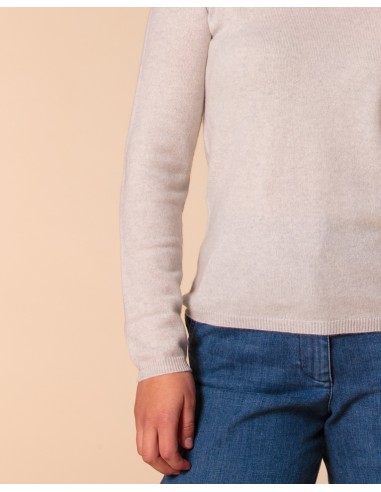 PULL BASIC IN 100% BABY CASHMERE "OLIVIA"