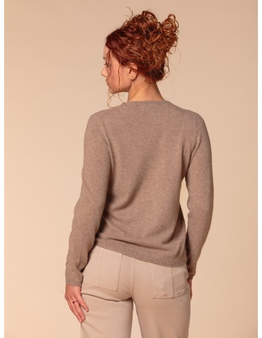 PULL BASIC IN 100% BABY CASHMERE "OLIVIA"