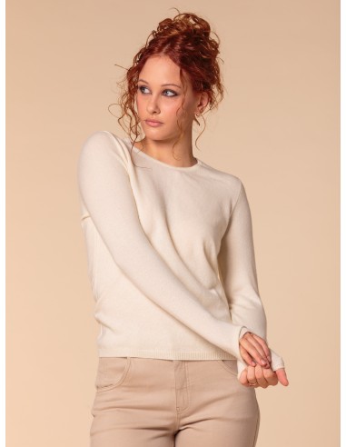 PULL BASIC IN 100% BABY CASHMERE "OLIVIA"