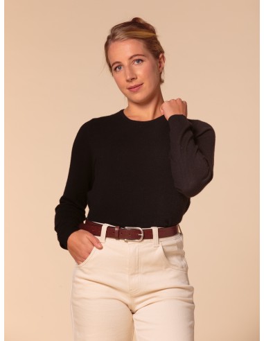 PULL BASIC IN 100% BABY CASHMERE "OLIVIA"