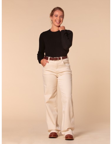 PULL BASIC IN 100% BABY CASHMERE "OLIVIA"